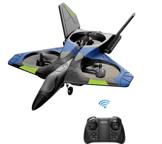 Interaktyvus RC nuotolinio valdymo pultu valdomas lėktuvas naikintuvas